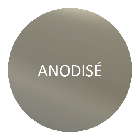 Anodisé aspect inox