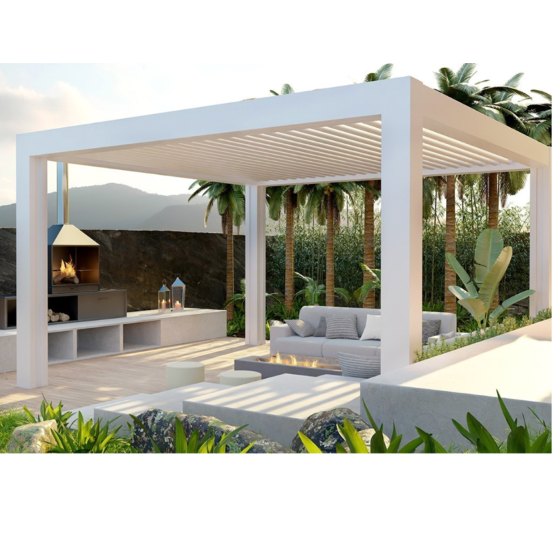 pergola bioclimatique autoportée 5m x 5m
