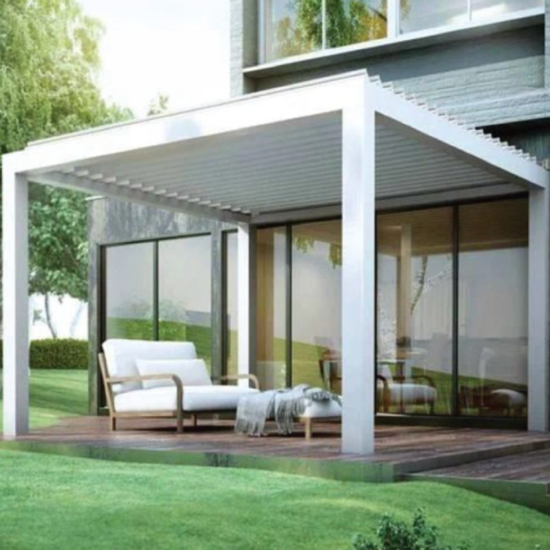 pergola bioclimatique adossée 4m x 2m